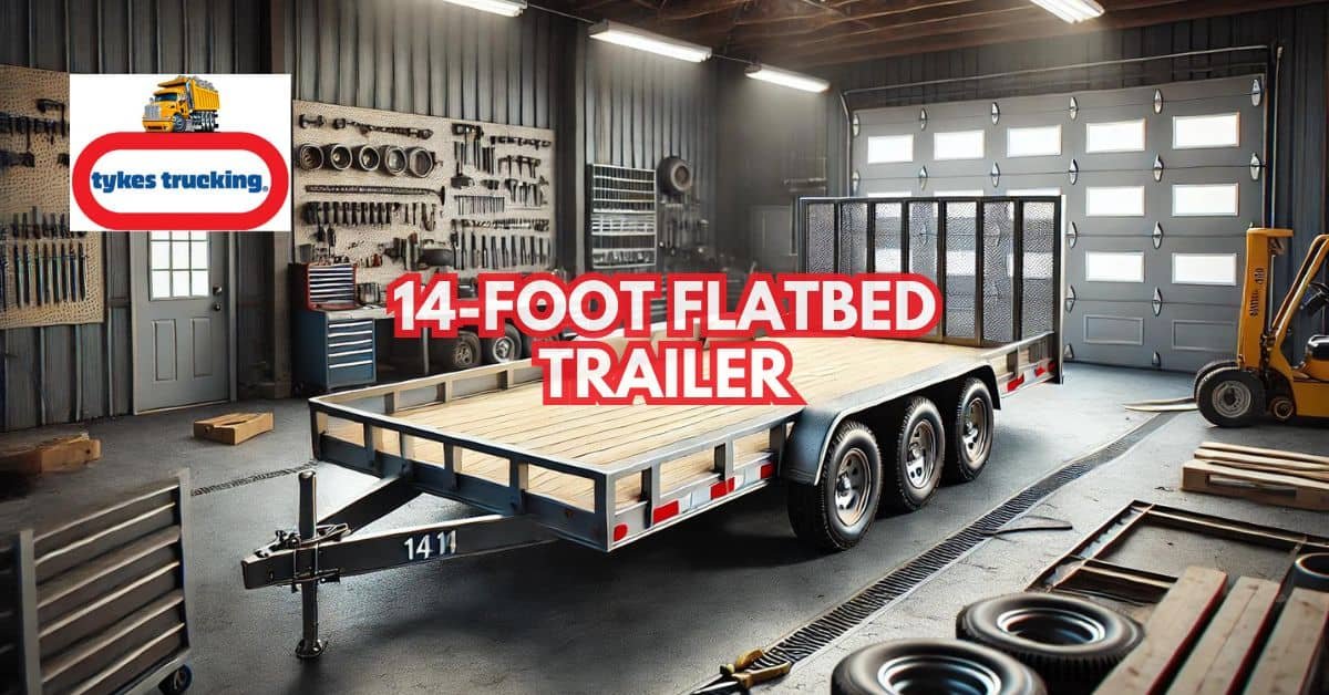 14-Foot Flatbed Trailer