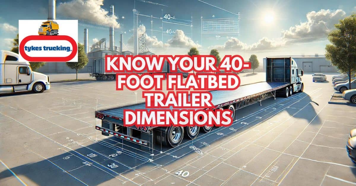 40-Foot Flatbed Trailer Dimensions