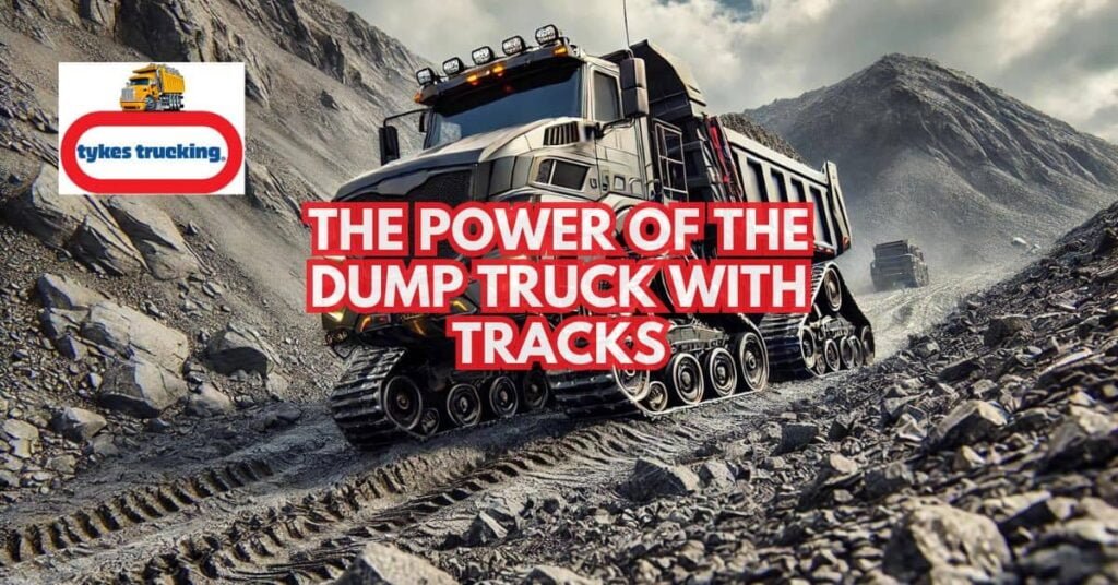 Dump Truck Equipped with Tracks