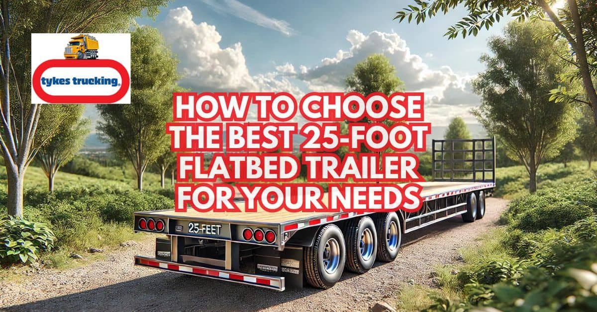 25-Foot Flatbed Trailer