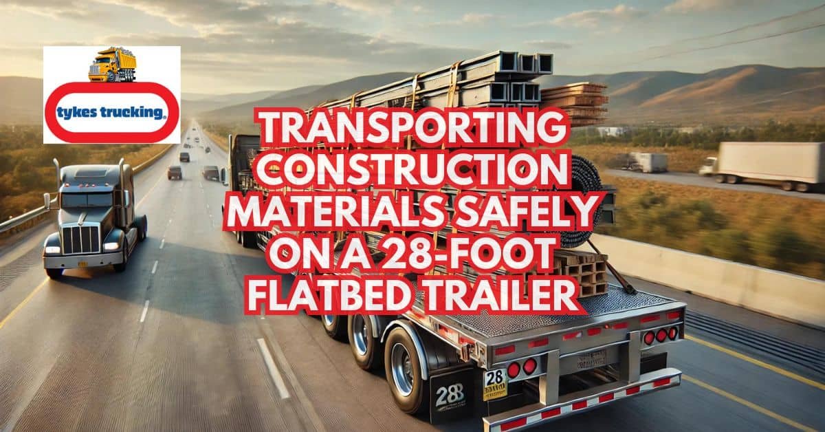 28-Foot Flatbed Trailer