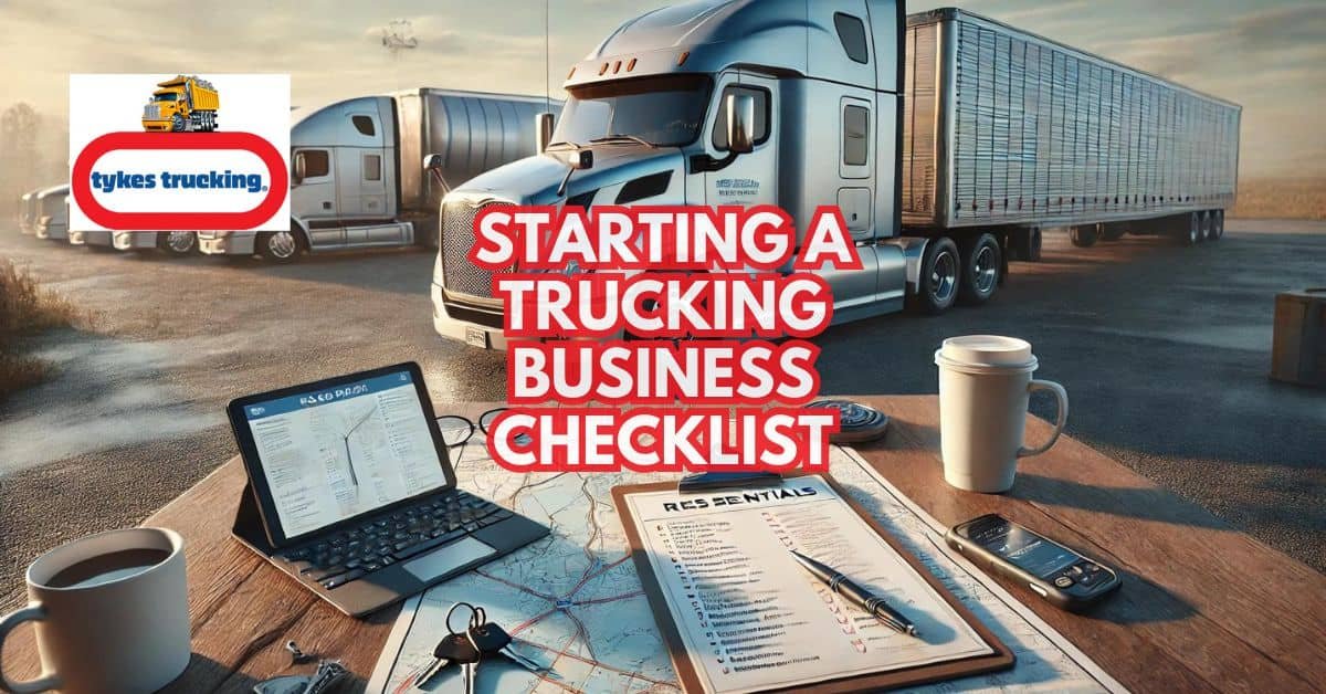 Starting A Trucking Business Checklist