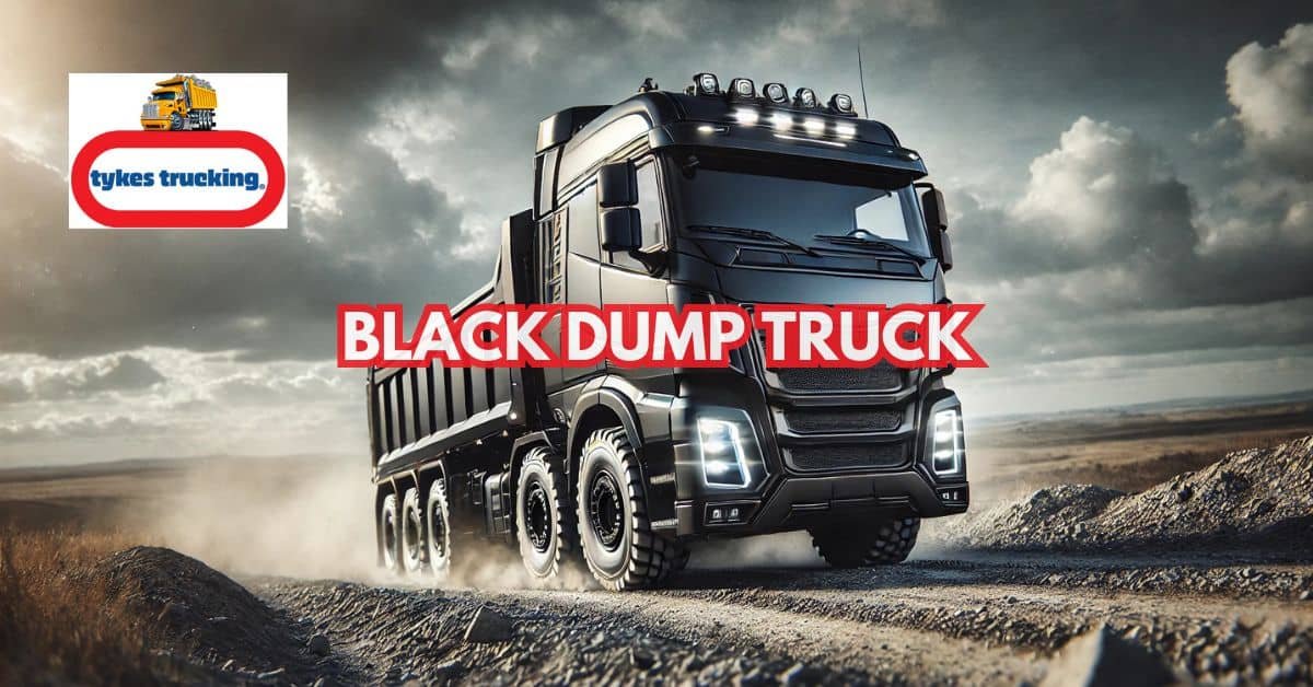 Black Dump Truck