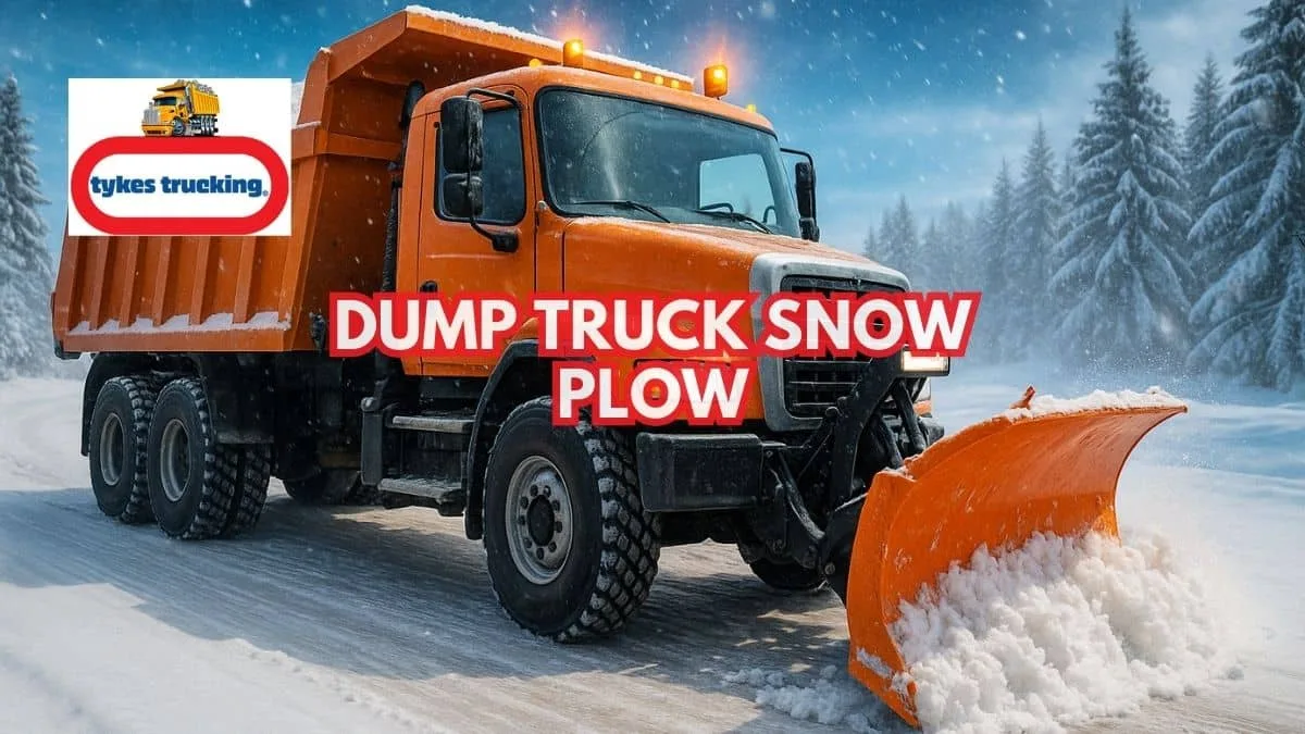 Dump Truck Snow Plow