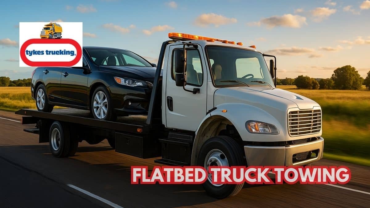 Flatbed Truck Towing