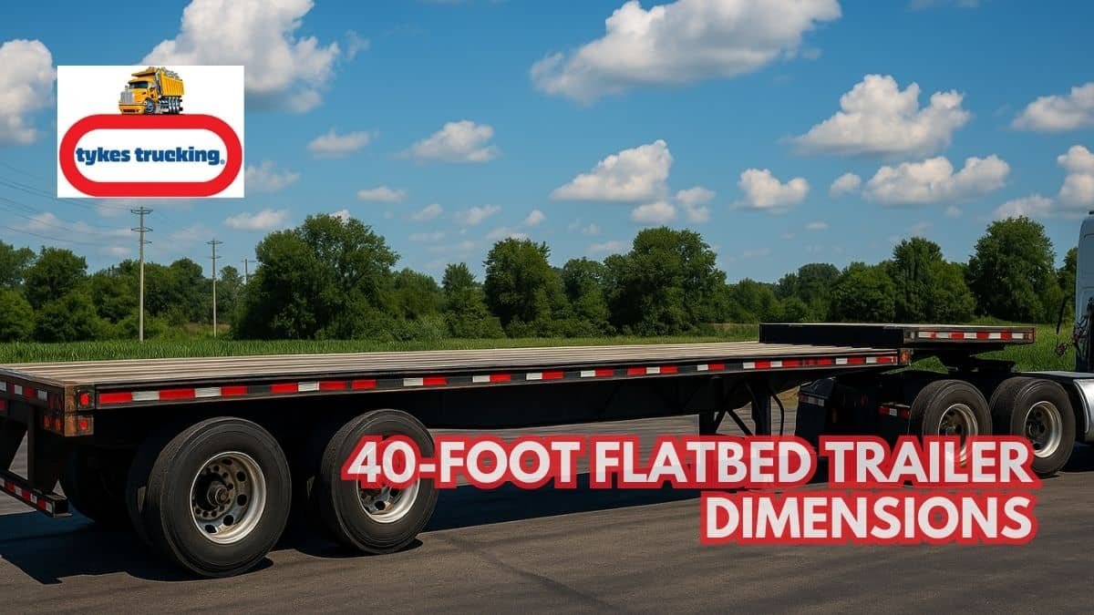40-Foot Flatbed Trailer Dimensions
