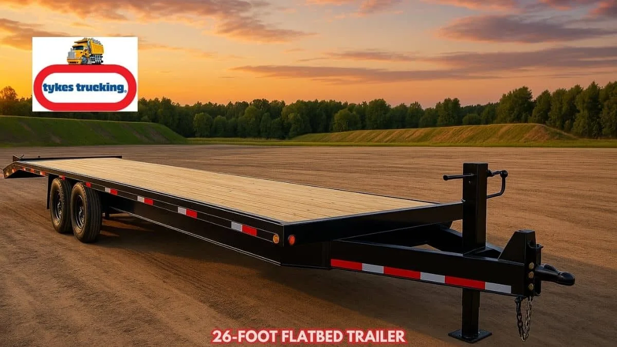 26-Foot Flatbed Trailer