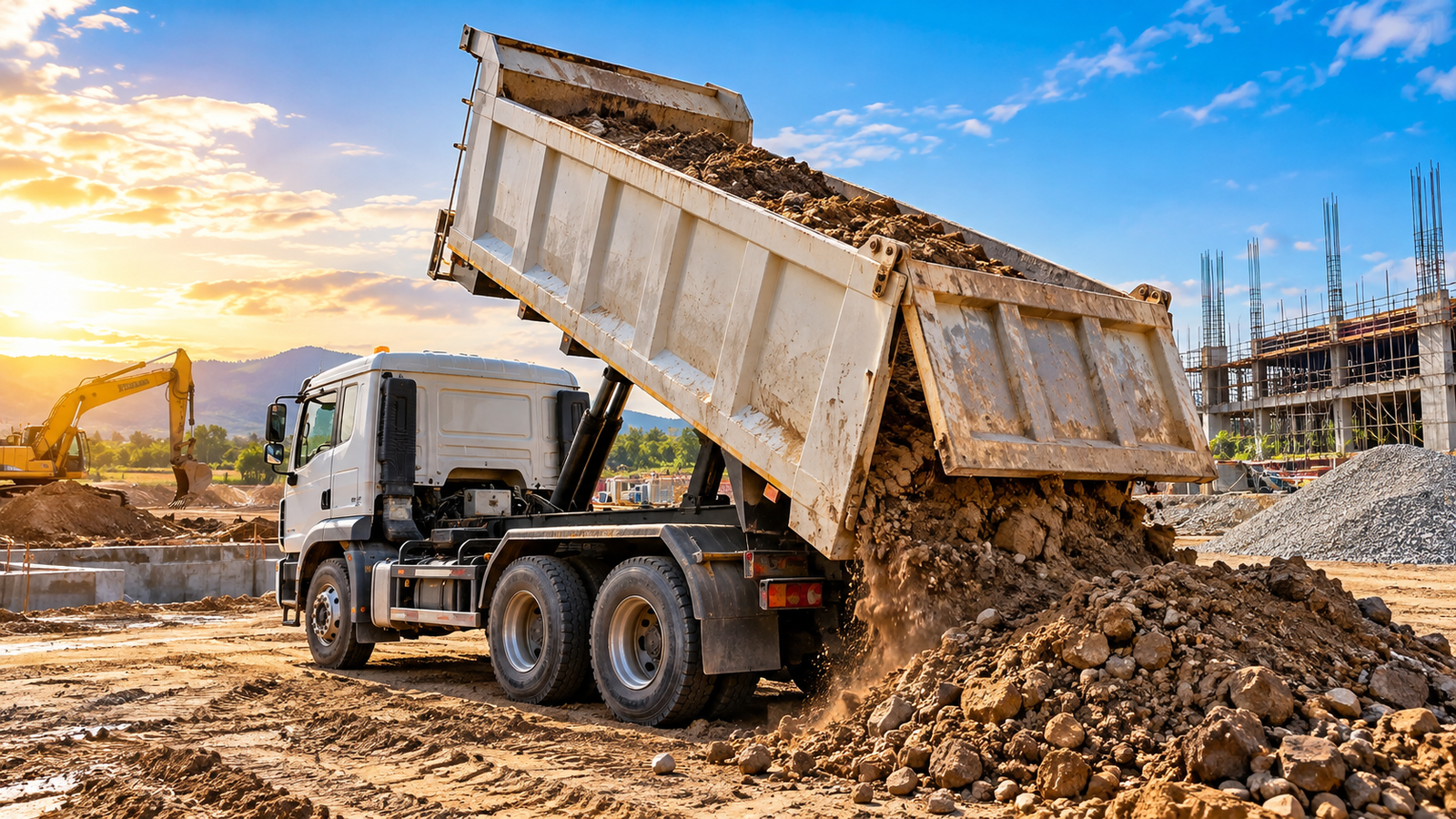 Dump Truck for Hire: What Materials Can We Haul for Your Construction Project?