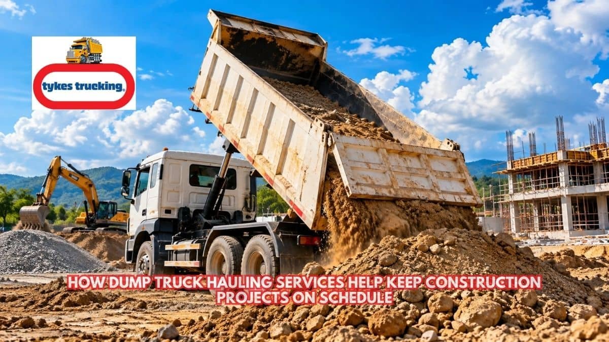 How Dump Truck Hauling Services Help Keep Construction Projects on Schedule